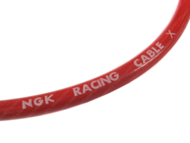 Bougiedop + Kabel Rood Dik model 7mm NGK RACING Universeel