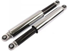 Shock absorber set Chrome - Black Closed 360mm IMCA A-Quality! Kreidler 1968 - 1972