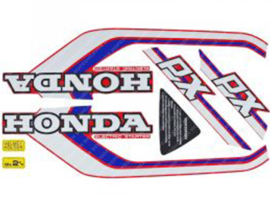 Sticker set Red - Blue - White Honda Camino / PX