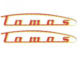 Sticker set Yellow / Red Tomos 2 / 3 Gear
