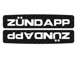 Sticker set Black - White Short track Tank Zündapp 529
