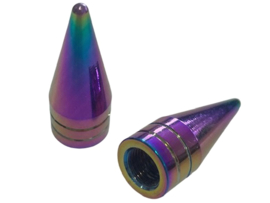 Valve Cap set Spike Titanium 2-Pieces Universal