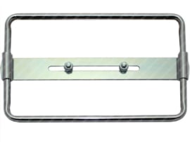 License plate holder Horizontal Steel Chrome A-Quality! Universal