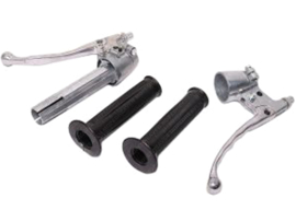 Handleset Left / Right Aluminium Complete Zündapp KS50 / 517