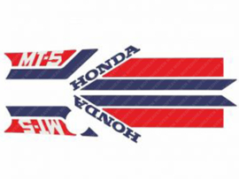 Sticker set White 4-pieces Honda MT50 1979 > 1983