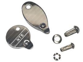 Steering lock cap set oval/round Tomos