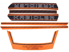 Sticker set Orange Complete Kreidler Weltmeister