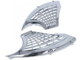 Carburetor Grill Set Chrome Zündapp KS50 Sport Combinette / 510 / 515