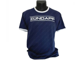 T-Shirt Blauw - Wit Zündapp M