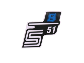 Sticker S51 B Blue Simson S51