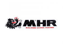 Sticker Zwart - Rood 150mm Malossi MHR