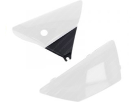Side panel set Gloss White Yamaha DT50MX / DT80MX