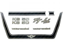 Sticker set Black - Chrome Deluxe Zündapp KS50