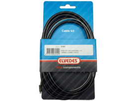 Throttle cable black Elvedes universal