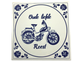Tile Delft Blue Oude Liefde Roest