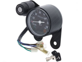 Tachometer auf Grundplatte 140Km/h Yamaha FS1 1977 - 1979