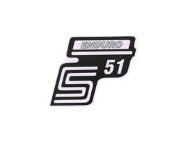 Sticker S51 Enduro Silver Simson S51