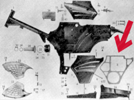 Gasket Suction chamber / Side cover Zündapp 510