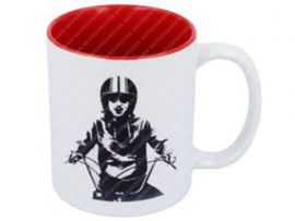 Coffee mug "Freitag" Special Red / White Honda