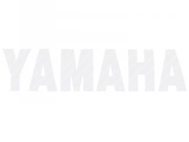 Aufkleber Weiß Groß 320mm x 75mm Yamaha