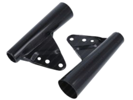 Headlight Hooks set Front fork Black Remake Yamaha FS1
