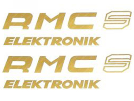 Sticker set RMC S Gold 195mm x 55mm 2-Pieces Kreidler