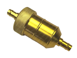 Fuel filter Aluminium CNC Demountable! Gold BIG 2 Universal