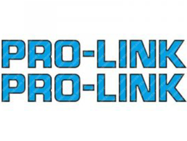 Sticker set Pro-Link 165mm - 25mm Blue / Black 2-Pieces Universal