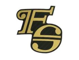Sticker Side Panel 55mm x 50mm Sherrif Gold - Black Yamaha