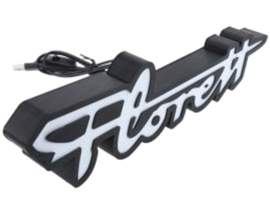 Lamp Black - White LED 300mm x 80mm x 27mm Kreidler Florret