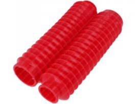 Rubber set Front fork 205mm Red Yamaha DT50MX / DT80MX