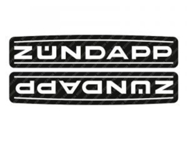 Sticker set Black Short track Tank Zündapp 529