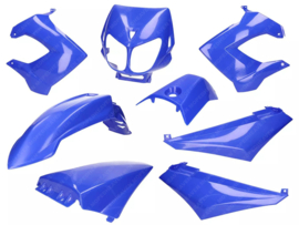 Cover set Blue 8-Pieces Derbi Senda SM / R / DRD / X-Treme