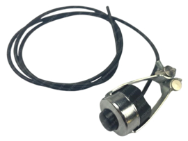 Schakelaar met Draad Chroom - Zwart Stuurmontage Universeel