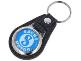 Keychain Black - Blue - White Logo Sachs Motor