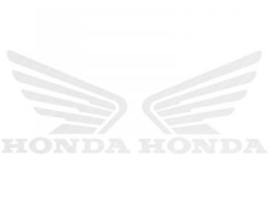 Sticker set Honda Wings 105mm - 85mm White 2-Pieces Honda Models