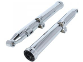 Outer leg set Front fork Complete Chrome Zündapp 529