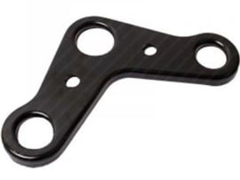 Fork plate Front fork Black Yamaha FS1