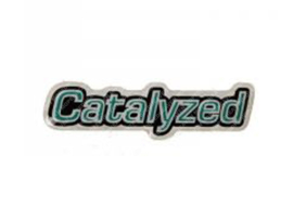 Aufkleber Tank 3D Catalyzed 43mm x 11mm Vespa Ciao
