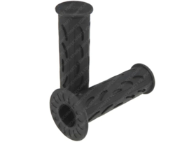 Handle grips set 22mm - 24mm 115mm Black / Black Teardrop Universal