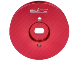 Pulley 55mm Aluminium Red Swing A-Qaulity! Gilera Citta / Vespa Ciao / SI / Bravo / Etc