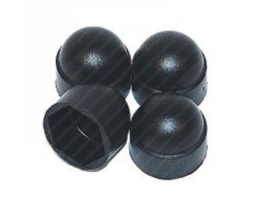 Covers Mounting set Shock absorber Round M10 Black Gilera Citta
