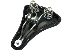 Saddle with studs black universal / Solex / Puch / Tomos