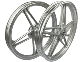 Wheel set 17 Inch x 1.60 Grey model as Bernardi / Mozzi Puch Maxi / Peugeot 103 MVL