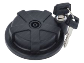 Fuel cap with Lock Black Yamaha DT MX