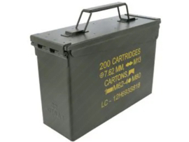 Ammo Box .30 Cal Metaal met Opdruk Universeel