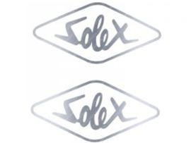 Sticker set Solex Zilver 70mm x 33mm 2-Delig Solex