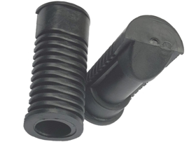 Footrest rubber set small black Puch Maxi models