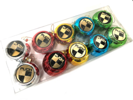 Kerstbal set 80mm Logo 10-Delig Puch