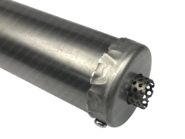 Silencer Exhaust Glass wool Damped Blank Universal